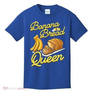 Banana Bread Queen Baking Vegan Baker Gift Kids T-Shirt