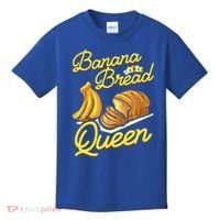 Banana Bread Queen Baking Vegan Baker Gift Kids T-Shirt thumb 0