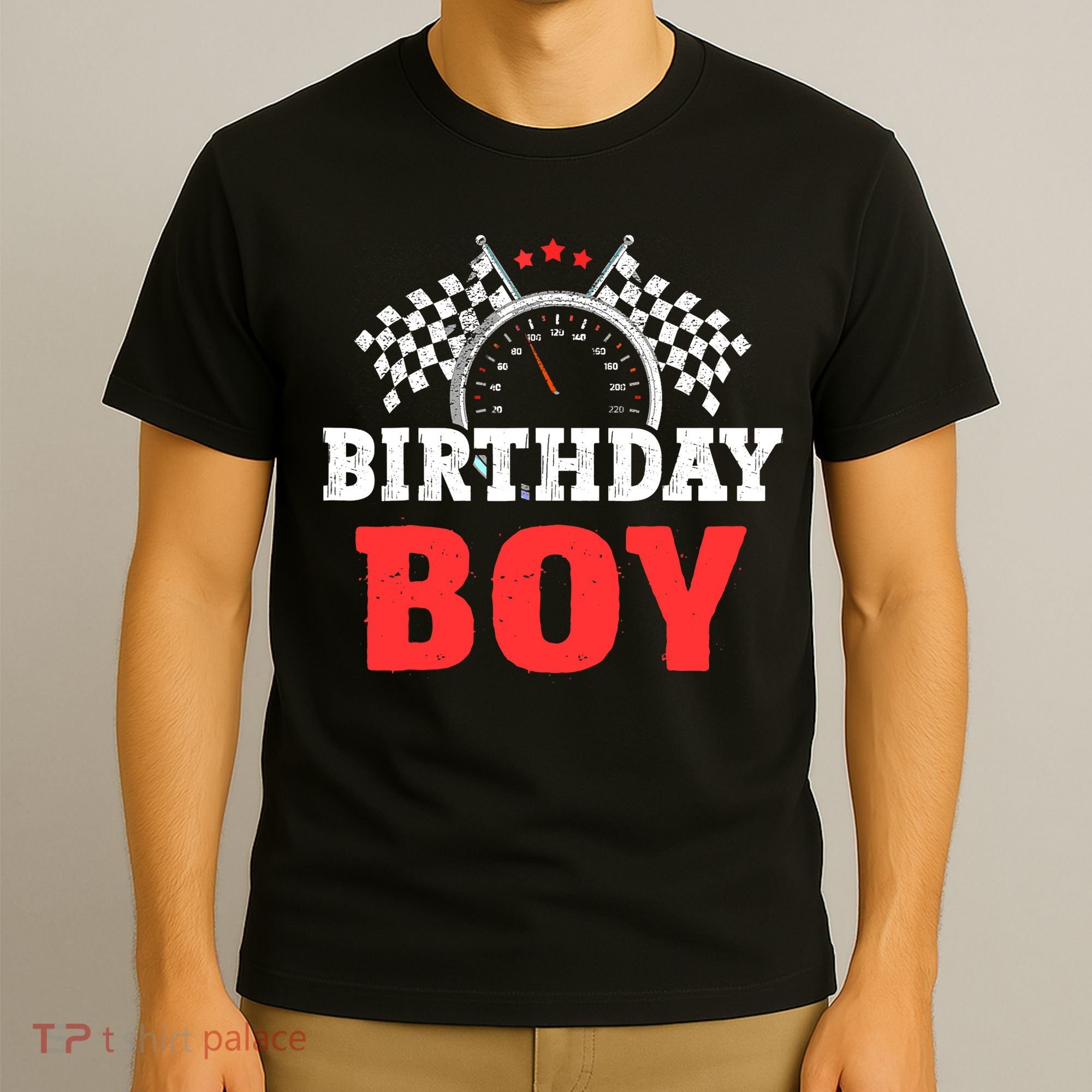 Birthday Boy Race Car Racing Car Driver Birthday Crew T-Shirt