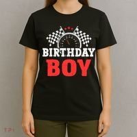 Birthday Boy Race Car Racing Car Driver Birthday Crew T-Shirt thumb 4