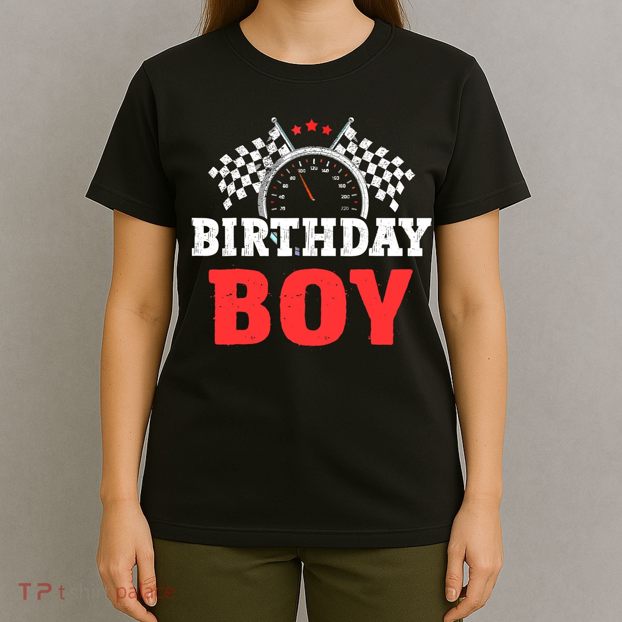 Birthday Boy Race Car Racing Car Driver Birthday Crew T-Shirt