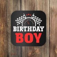 Birthday Boy Race Car Racing Car Driver Birthday Crew Coaster thumb 0