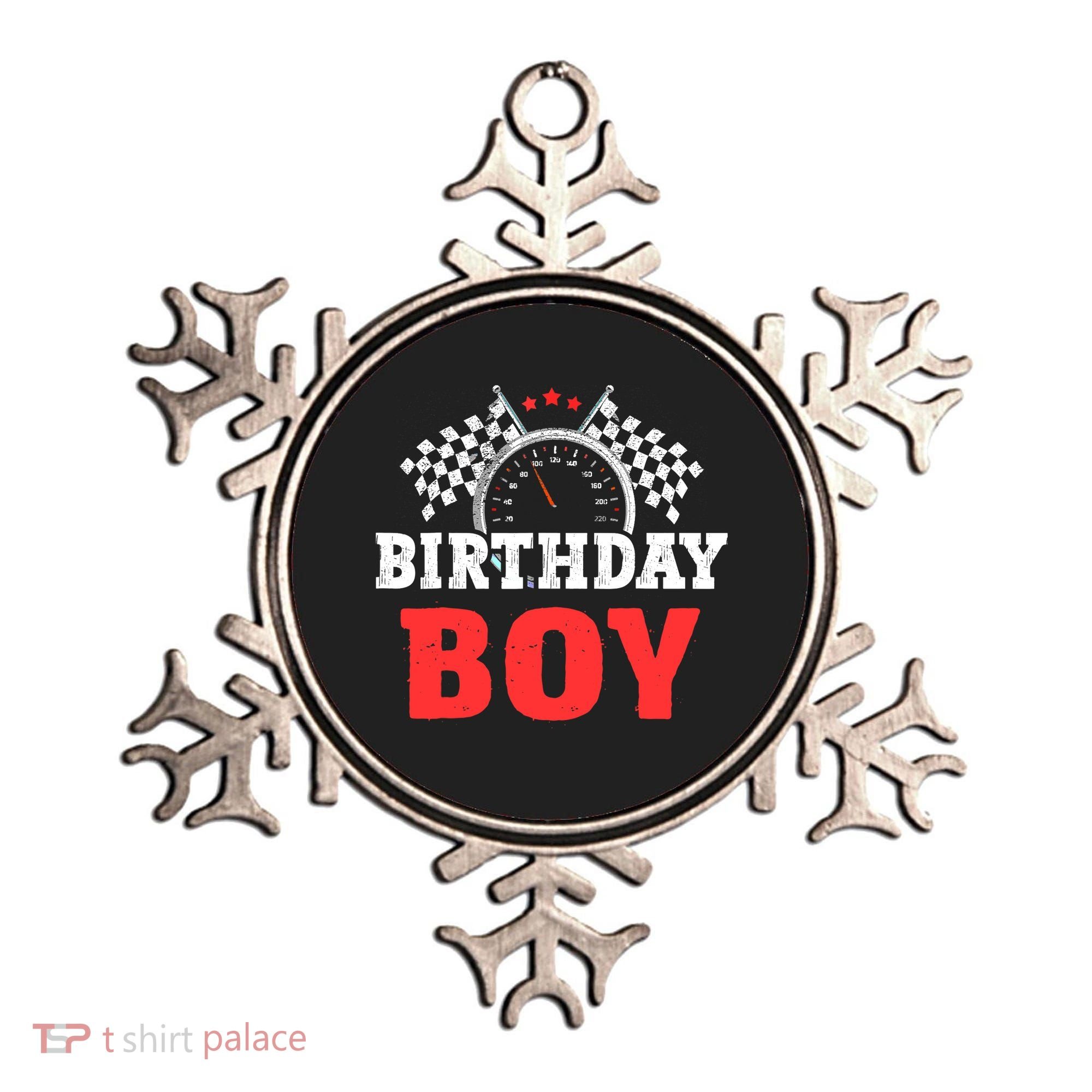 Birthday Boy Race Car Racing Car Driver Birthday Crew Ornament