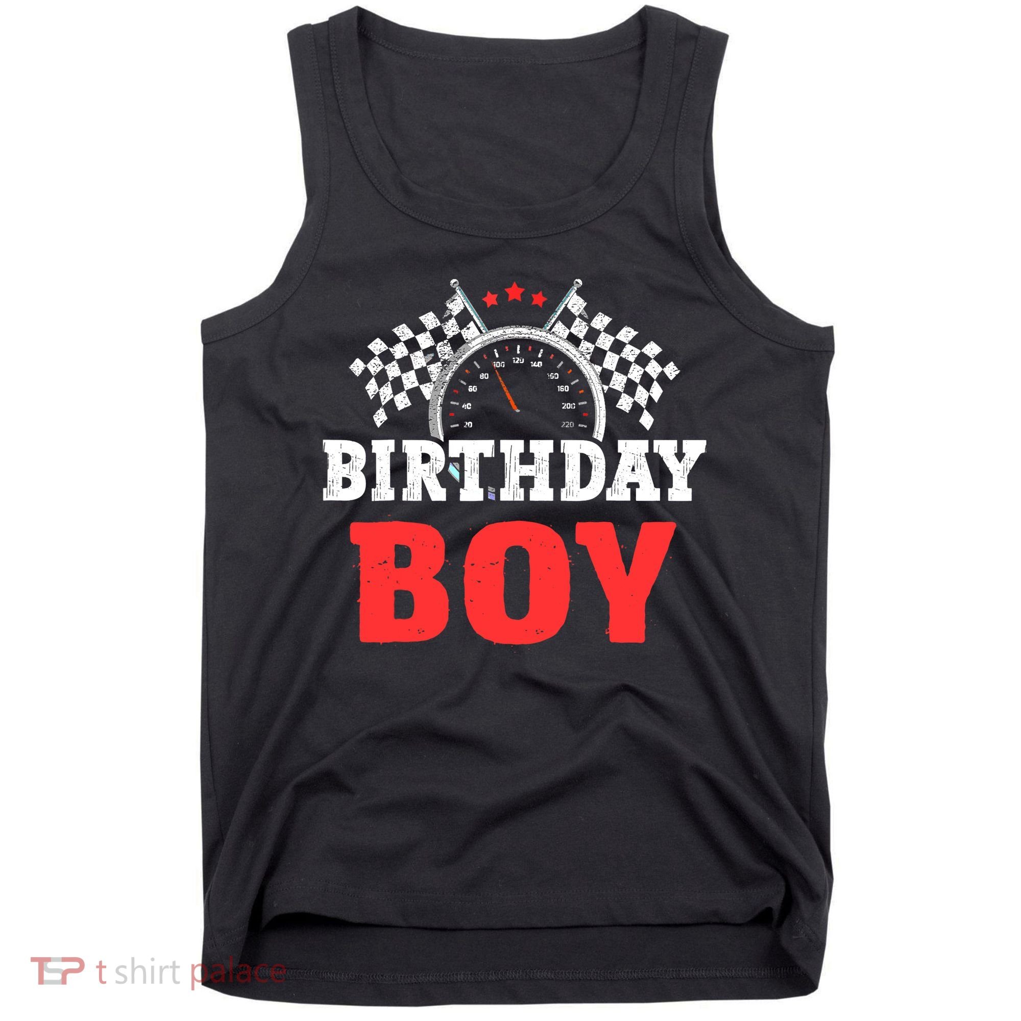 Birthday Boy Race Car Racing Car Driver Birthday Crew Tank Top