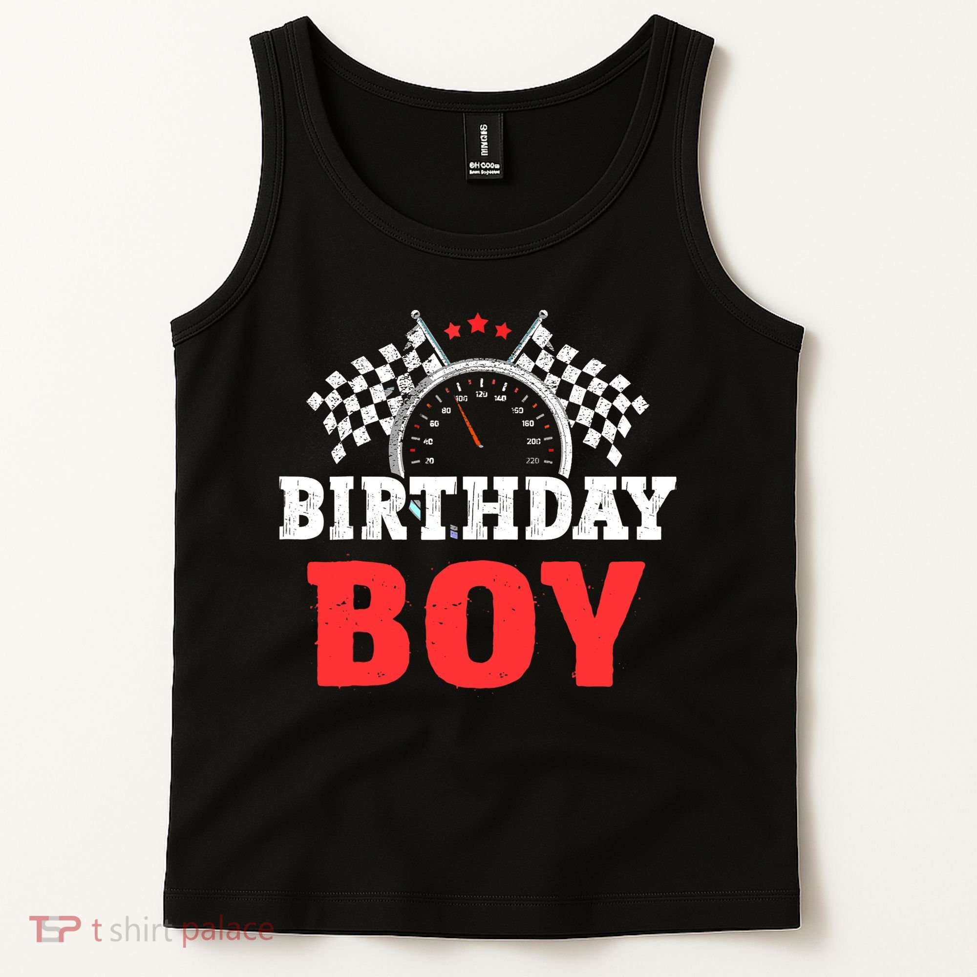 Birthday Boy Race Car Racing Car Driver Birthday Crew Tank Top