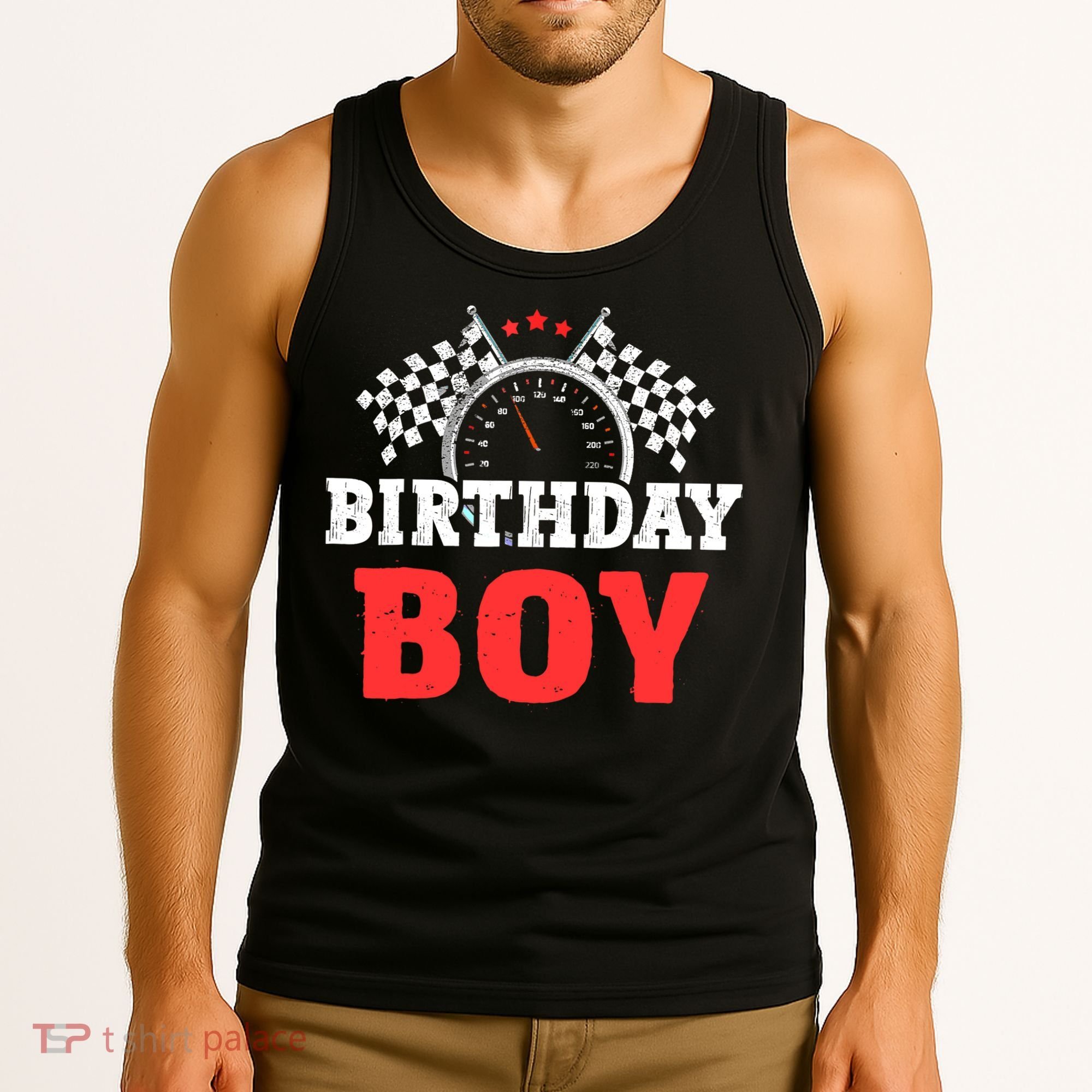 Birthday Boy Race Car Racing Car Driver Birthday Crew Tank Top