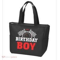 Birthday Boy Race Car Racing Car Driver Birthday Crew Tote Bag thumb 3