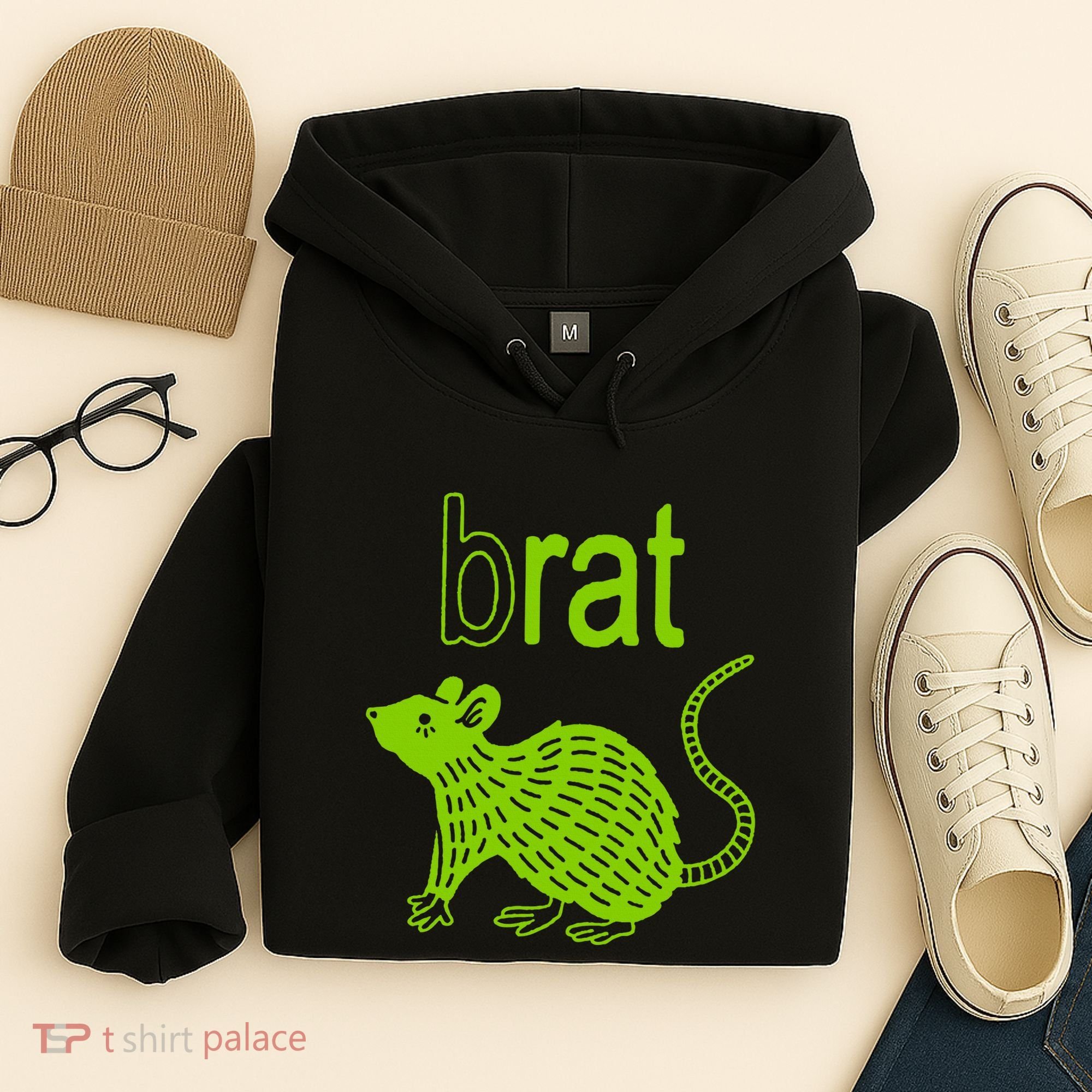 Brat B Rat Mouse Funny Apparel Hoodie