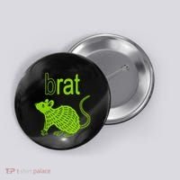 Brat B Rat Mouse Funny Apparel Button thumb 0
