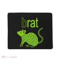 Brat B Rat Mouse Funny Apparel Mousepad thumb 0