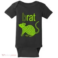 Brat B Rat Mouse Funny Apparel Baby Bodysuit thumb 0