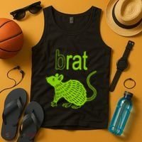 Brat B Rat Mouse Funny Apparel Tank Top thumb 4