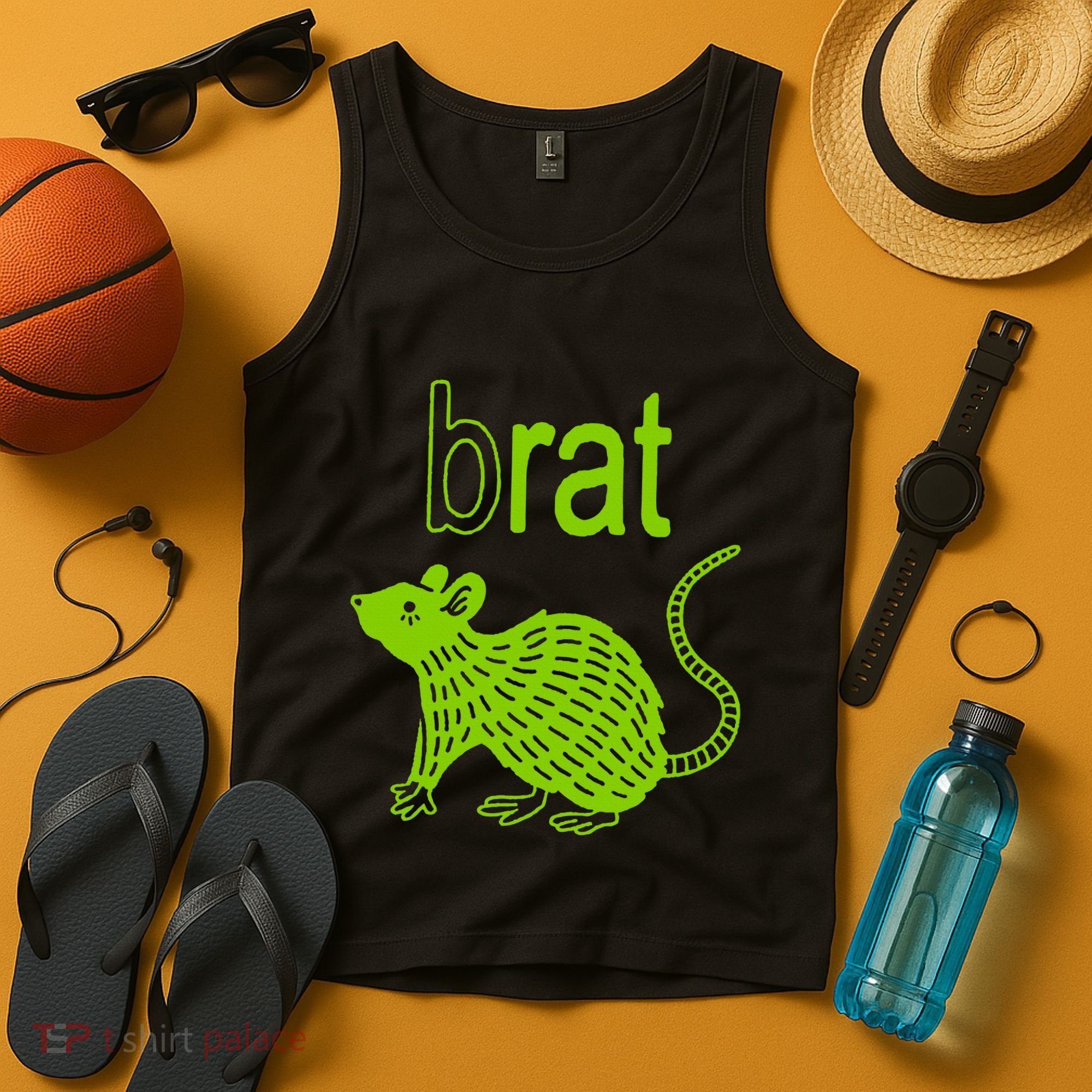 Brat B Rat Mouse Funny Apparel Tank Top