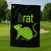 Brat B Rat Mouse Funny Apparel Golf Towel thumb 1