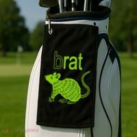Brat B Rat Mouse Funny Apparel Golf Towel thumb 2