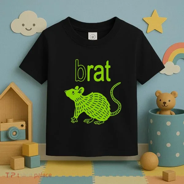 Brat B Rat Mouse Funny Apparel Toddler T-Shirt