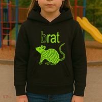 Brat B Rat Mouse Funny Apparel Kids Hoodie thumb 3