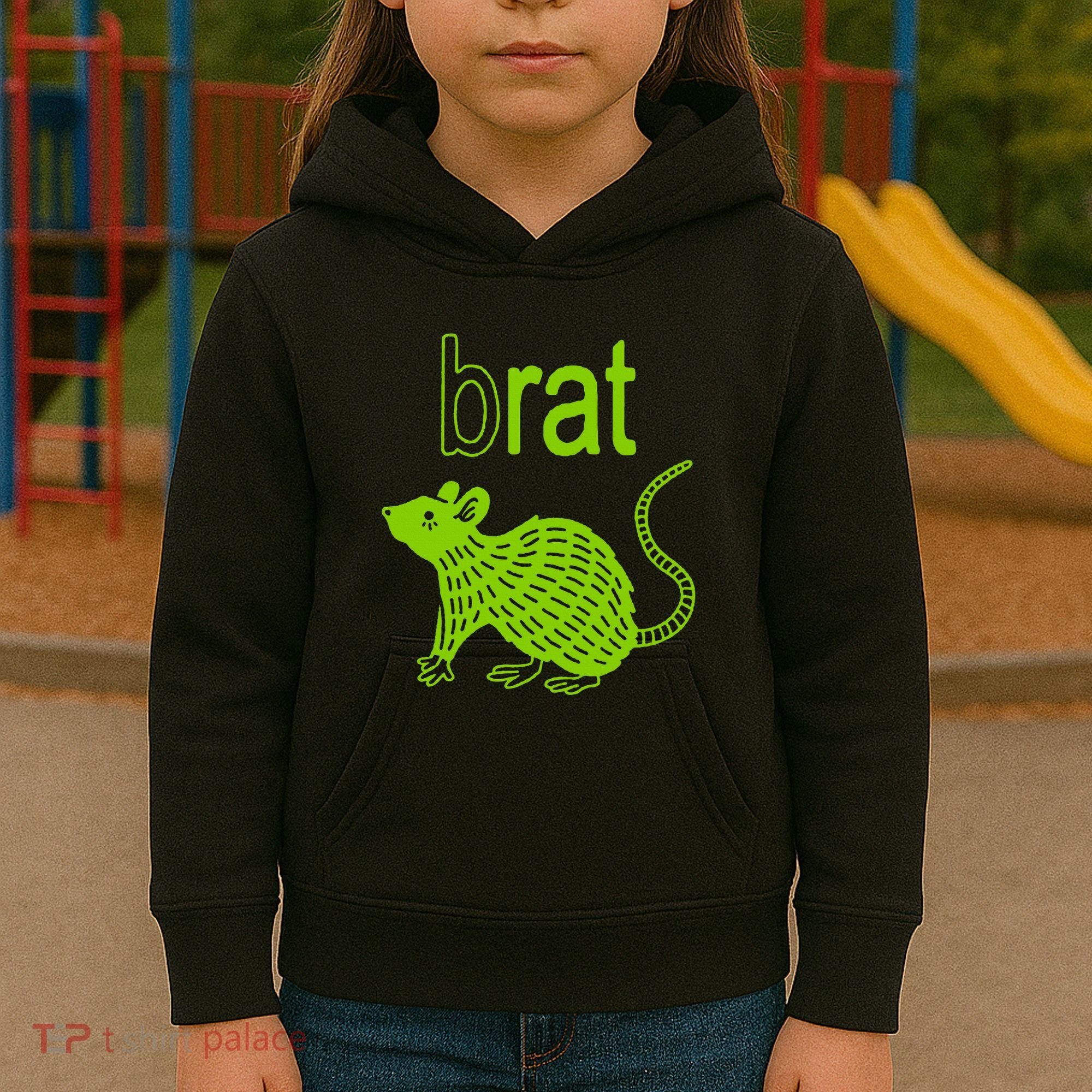 Brat B Rat Mouse Funny Apparel Kids Hoodie