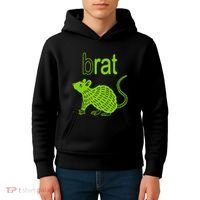 Brat B Rat Mouse Funny Apparel Kids Hoodie thumb 4