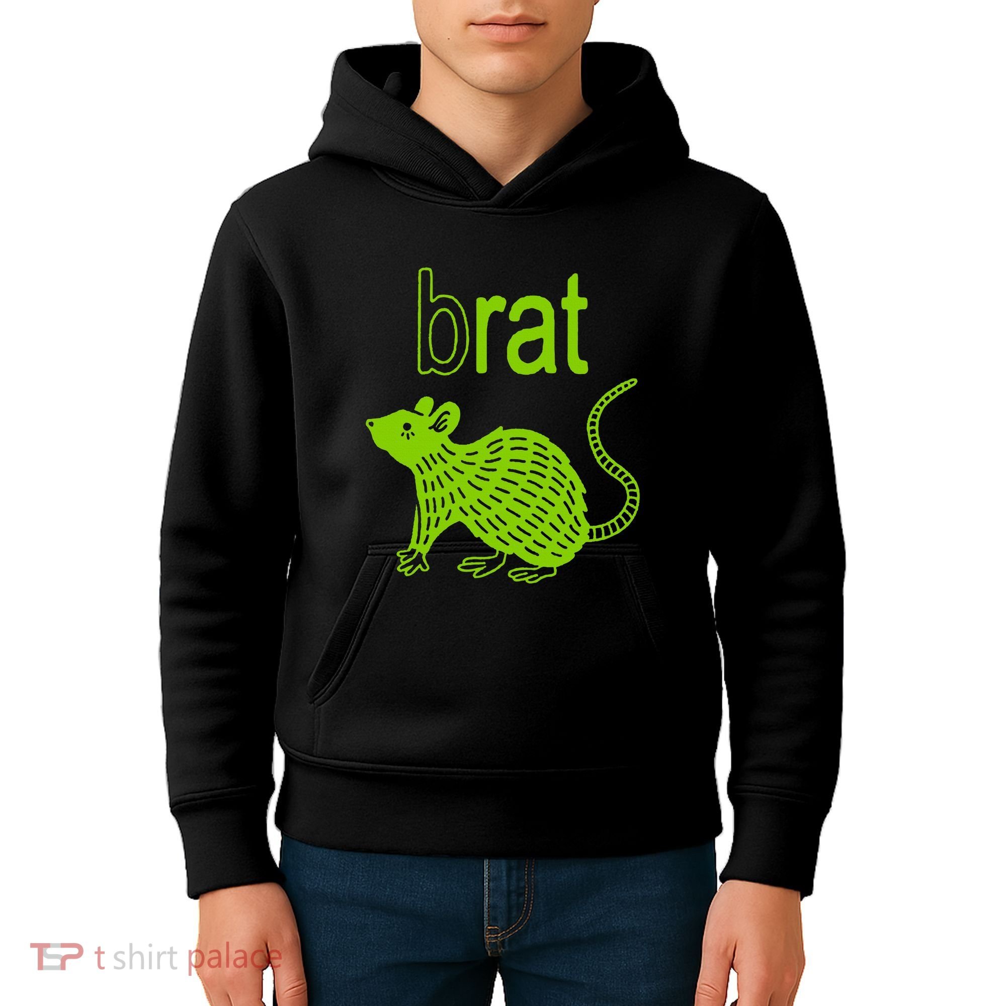 Brat B Rat Mouse Funny Apparel Kids Hoodie
