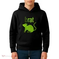 Brat B Rat Mouse Funny Apparel Kids Hoodie thumb 4