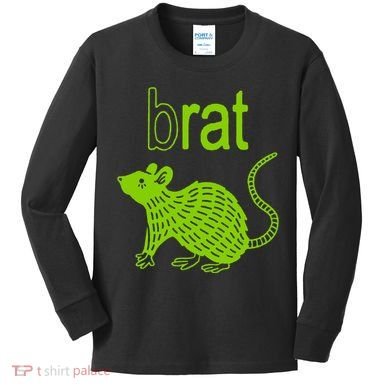 Brat B Rat Mouse Funny Apparel Kids Long Sleeve Shirt