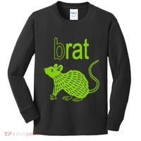 Brat B Rat Mouse Funny Apparel Kids Long Sleeve Shirt thumb 0