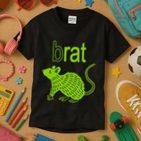 Brat B Rat Mouse Funny Apparel Kids T-Shirt thumb 3