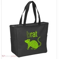 Brat B Rat Mouse Funny Apparel Tote Bag thumb 2