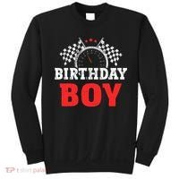Birthday Boy Race Car Racing Car Driver Birthday Crew Sweatshirt thumb 0