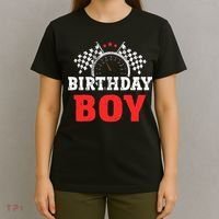 Birthday Boy Race Car Racing Car Driver Birthday Crew T-Shirt thumb 4