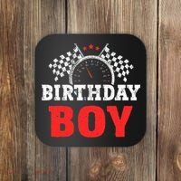 Birthday Boy Race Car Racing Car Driver Birthday Crew Coaster thumb 0
