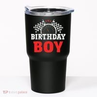 Birthday Boy Race Car Racing Car Driver Birthday Crew Tumbler thumb 0