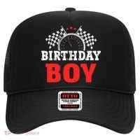 Birthday Boy Race Car Racing Car Driver Birthday Crew Hat thumb 0
