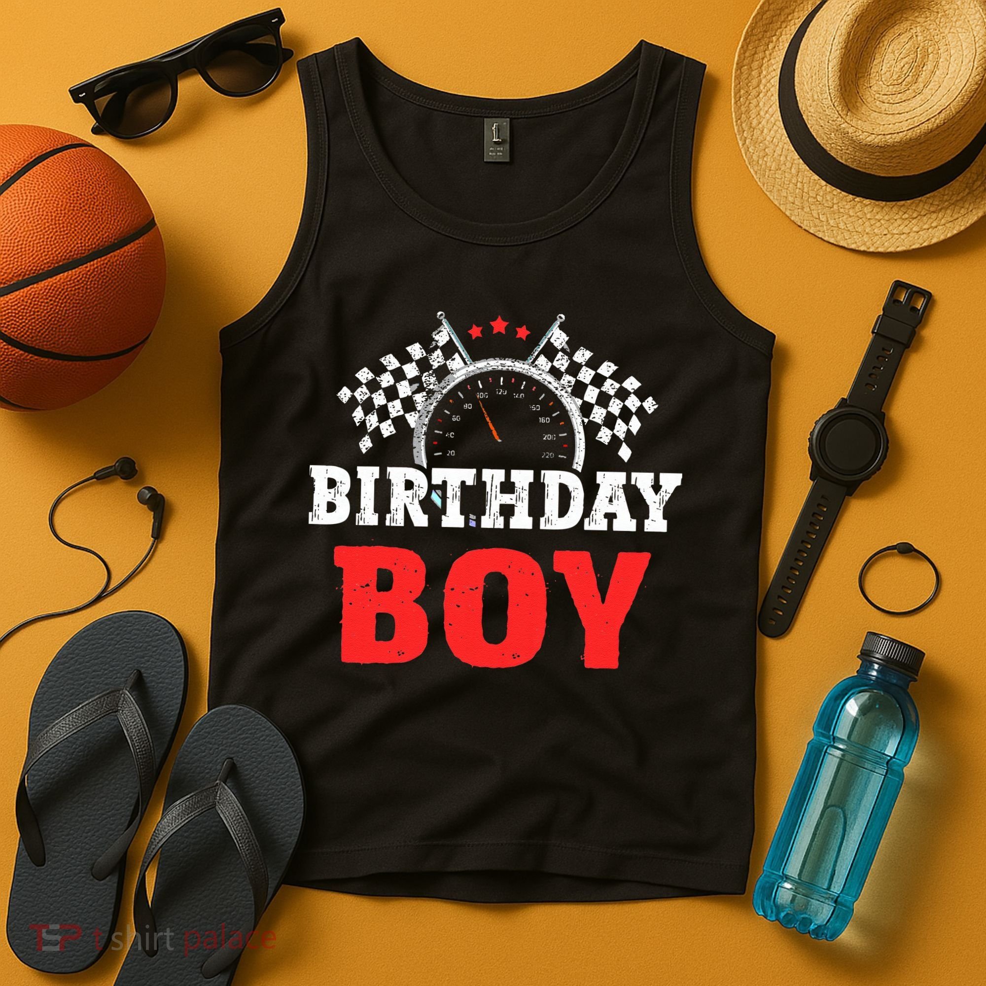 Birthday Boy Race Car Racing Car Driver Birthday Crew Tank Top
