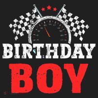 Birthday Boy Race Car Racing Car Driver Birthday Crew Golf Towel thumb 3