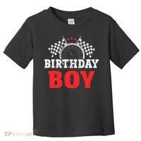 Birthday Boy Race Car Racing Car Driver Birthday Crew Toddler T-Shirt thumb 0