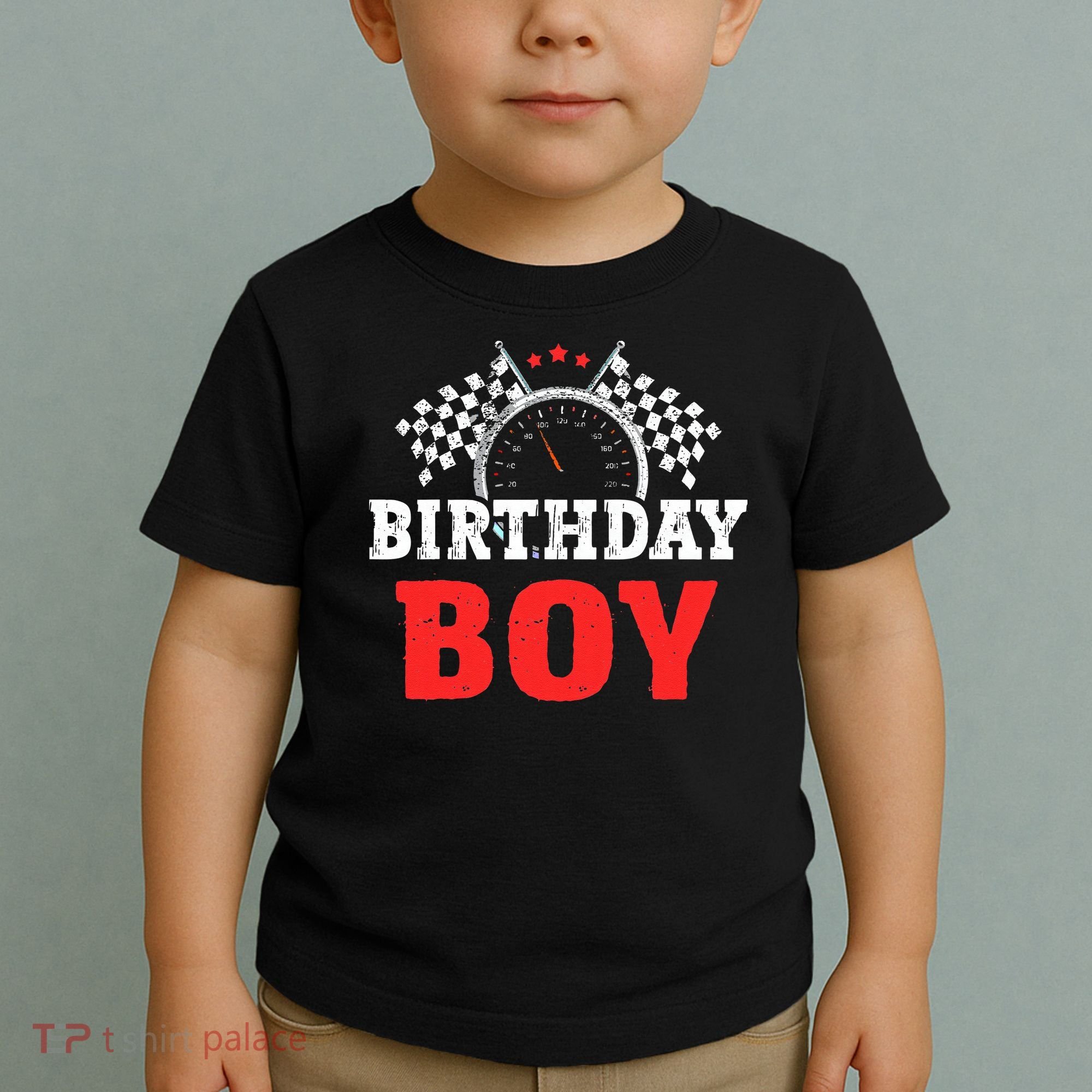 Birthday Boy Race Car Racing Car Driver Birthday Crew Toddler T-Shirt
