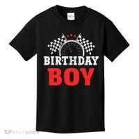 Birthday Boy Race Car Racing Car Driver Birthday Crew Kids T-Shirt thumb 0
