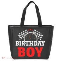 Birthday Boy Race Car Racing Car Driver Birthday Crew Tote Bag thumb 0