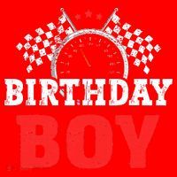 Birthday Boy Race Car Racing Car Driver Birthday Crew Santa Hat thumb 1