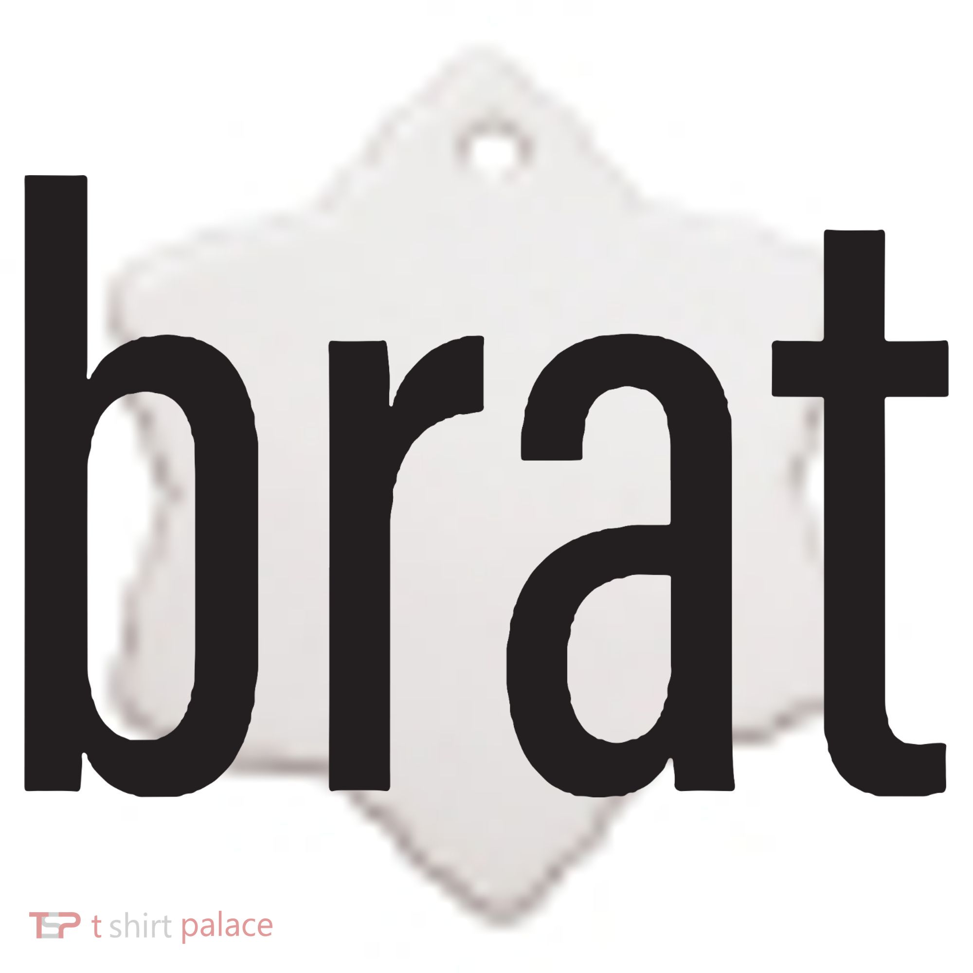 Brat Ceramic Ornament