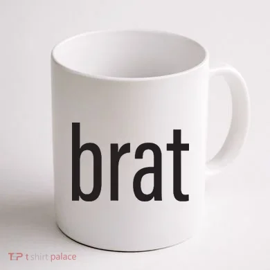 Brat Coffee Mug back