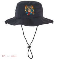 Buddha Boombox Retro Music Vibes Bucket Hat thumb 0