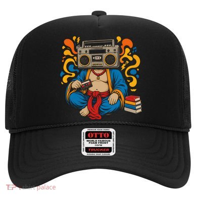 Buddha Boombox Retro Music Vibes Hat