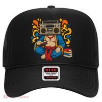 Buddha Boombox Retro Music Vibes Hat thumb 0
