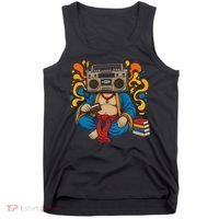 Buddha Boombox Retro Music Vibes Tank Top thumb 0