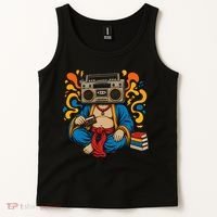 Buddha Boombox Retro Music Vibes Tank Top thumb 2