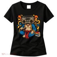 Buddha Boombox Retro Music Vibes Women's T-Shirt thumb 0