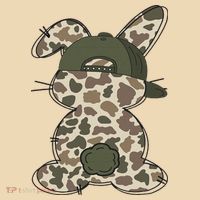 Boy Bunny Rabbit Duck Camo Camouflage Hat Ball Cap Easter Tote Bag thumb 4